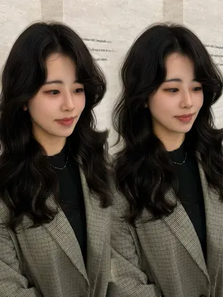 パーマ 本場韓国ヘア特化 아이비/Aibiのヘアスタイル