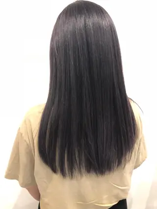 ロング カラー ヘアアレンジ メンズ キッズ ネイル マツエク・マツパ 透明感カラー🤎 ゆりのヘアスタイル