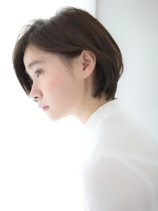 ショート カラー レイヤーカット✂️ 横浜No1♡下鳥翔子のヘアスタイル