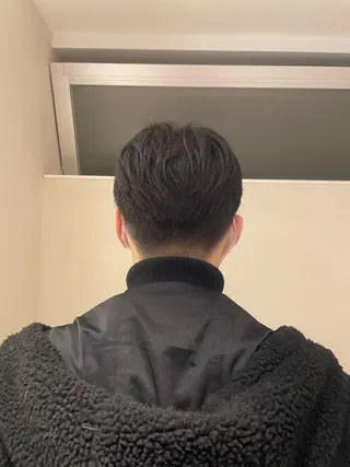 メンズ 頭から整える美容師 松田のヘアスタイル