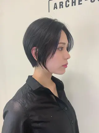 ショート カラー 髪質改善サロン 心斎橋ARCHEのヘアスタイル