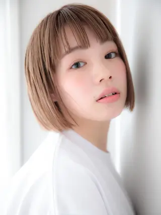ショート カラー レイヤーカット✂️ 横浜No1♡下鳥翔子のヘアスタイル