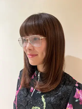 ミディアム 加藤 祐斗のヘアスタイル