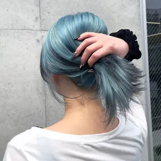 ミディアム 【ブリーチ1回】 薬剤ヲタクひろのヘアスタイル