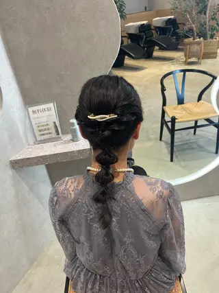 ヘアアレンジ 福島 果音のヘアスタイル