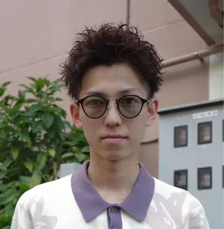 ショート パーマ メンズ 🌀パーマ特化 美容師🌀/しゅんのヘアスタイル