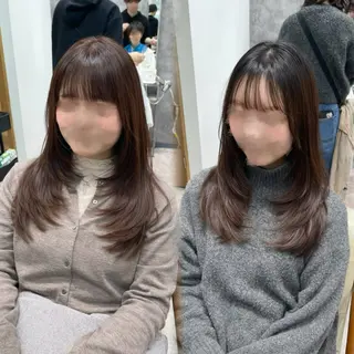 セミロング 勝 瑞貴のヘアスタイル