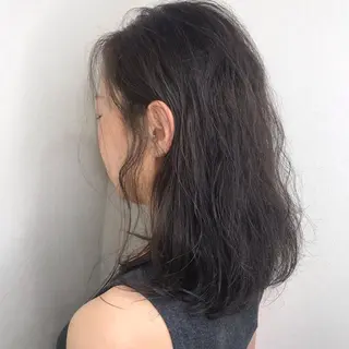 ミディアム カラー 柴田 祐輔のヘアスタイル