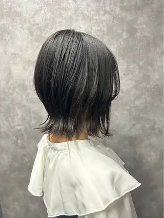 ミディアム marron 加瀬のヘアスタイル