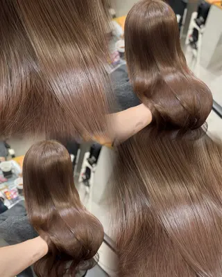 ロング カラー 宮本 優のヘアスタイル