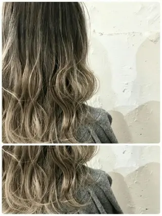 セミロング カラー 白井 秀太郎のヘアスタイル