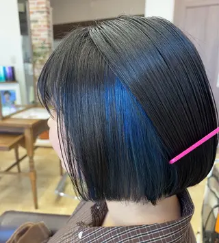 ミディアム 小島華未/ ヘアカラー/髪質改善のヘアスタイル