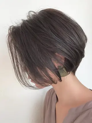 ショート カラー ✨大人ショート特化 /カットモデル/銀座のヘアスタイル