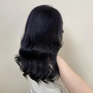 セミロング カラー ヘアアレンジ 🤍韓国ヘア特化 🤍力丸🤍のヘアスタイル