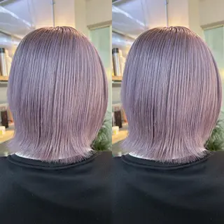 セミロング カラー yoriダブルカラー 代表すがわらのヘアスタイル
