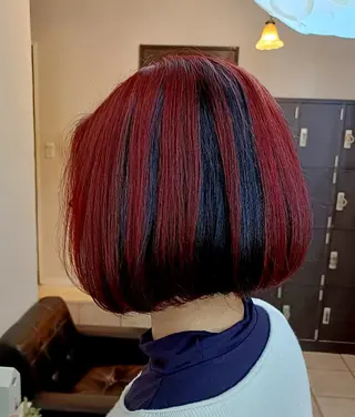 ミディアム 勝連 利恵のヘアスタイル