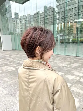 ショート カラー 表参道【髪質改善】 宮嶋勇太のヘアスタイル