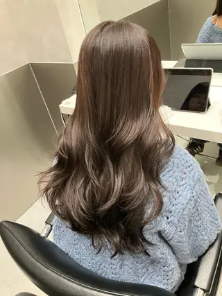 ロング カラー 💖ブリーチなし透明 感💖ASAHIのヘアスタイル