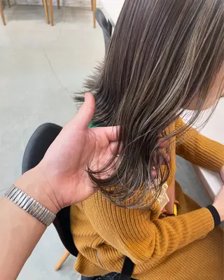 セミロング テラダ ユウシン西金沢のヘアスタイル