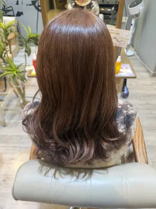 セミロング 🦋ふくい あやの🦋のヘアスタイル