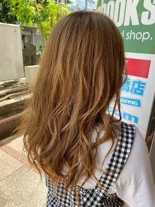 セミロング カラー Lumiere 鈴木翔平のヘアスタイル