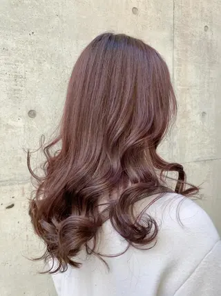 セミロング カラー 【透明感、艶髪】西村 有司のヘアスタイル