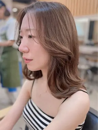 セミロング カラー 🫧柔らか美髪🫧 髪質改善/yukiのヘアスタイル