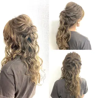 ロング カラー ヘアアレンジ キッズ 💜美髪特化💜 MASAのヘアスタイル