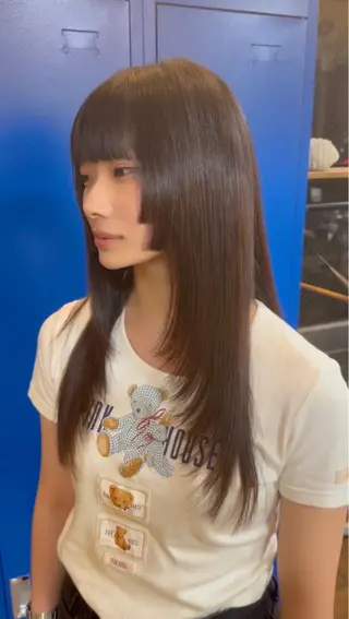 ロング はまだ かんたのヘアスタイル