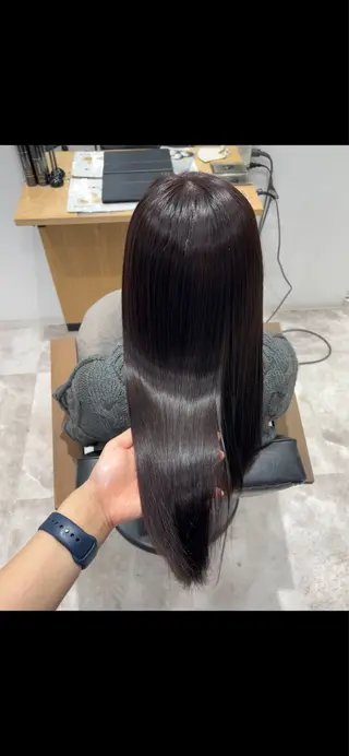 ロング パーマ 黒阪 なみのヘアスタイル