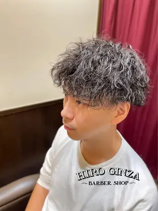 ショート メンズ 猪井 明のヘアスタイル