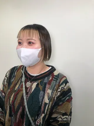 ショート ショート/パーマ/ カラー/FUKOのヘアスタイル