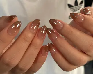 ネイル By moonネイル 🌷ワンホン/韓国風のネイルデザイン