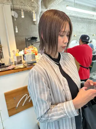 ショート カラー 八谷 将平のヘアスタイル