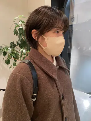 ショート カラー riria/ボブ /透明感カラー🎀のヘアスタイル