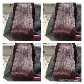 ロング カラー レイヤーカット/ 縮毛矯正🇰🇷早坂のヘアスタイル