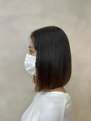 ミディアム 外ハネボブ♡ YUIのヘアスタイル