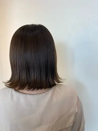 ミディアム カラー そうま みのりのヘアスタイル