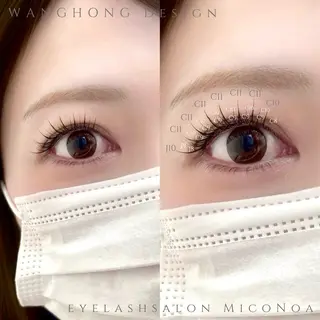 マツエク・マツパ MicoNoa Asamiのマツエク・マツパデザイン