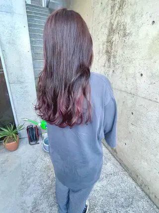 ロング カラー 日高 香織のヘアスタイル