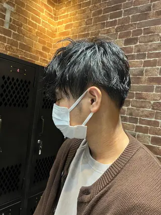 ミディアム カラー パーマ ヘアアレンジ メンズ キッズ ネイル マツエク・マツパ アイブロウ 久木原 ゆりのヘアスタイル