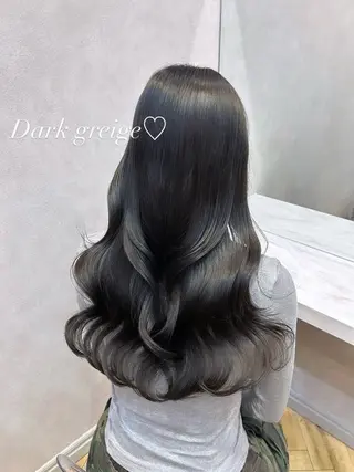 ロング カラー ヘアアレンジ 🩷韓国ヘア/ヨシン モリ🩷Maikaのヘアスタイル