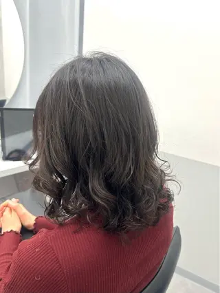 ミディアム パーマ ヘアアレンジ 🌷MIREA🌷 LUANA 難波店のヘアスタイル