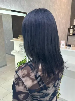 セミロング カラー 中川/縮毛矯正/ 高羽 克明のヘアスタイル