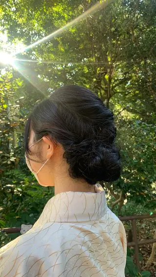 ロング ヘアアレンジ ショート🌼パーマ 本間正子のヘアスタイル