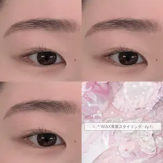 アイブロウ ア ン𝜗𝜚.˚⋆のマツエク・マツパデザイン