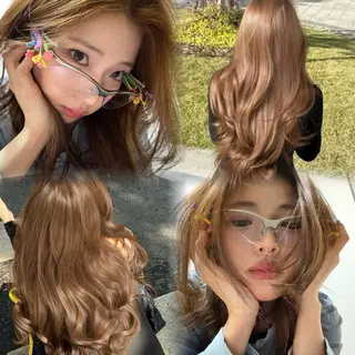 カラー NENE/艶カラー ×韓国アイドルのヘアスタイル