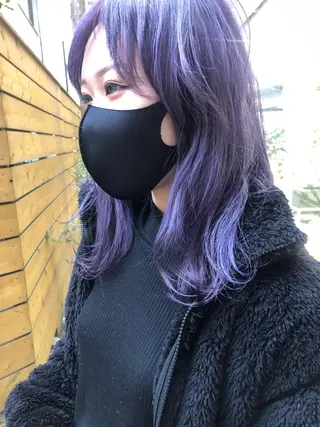 カラー 大山 茶子のヘアスタイル