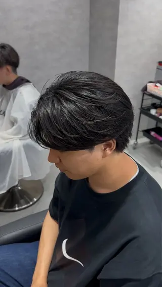 カラー ヘアアレンジ メンズ 🩵韓国スタイル特化 🩵西澤結羽のヘアスタイル