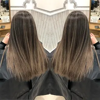 セミロング 得能 雅人のヘアスタイル